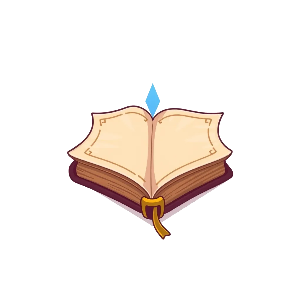 魔法書のアイコン（イラスト/2D 2）