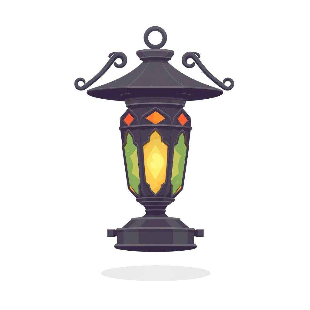 Ícone de Lanterna（Ilustração / 2D 2）