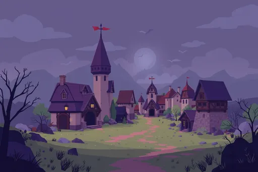 村の背景