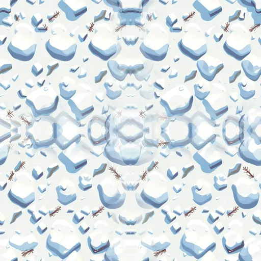 雪テクスチャ（シームレス）